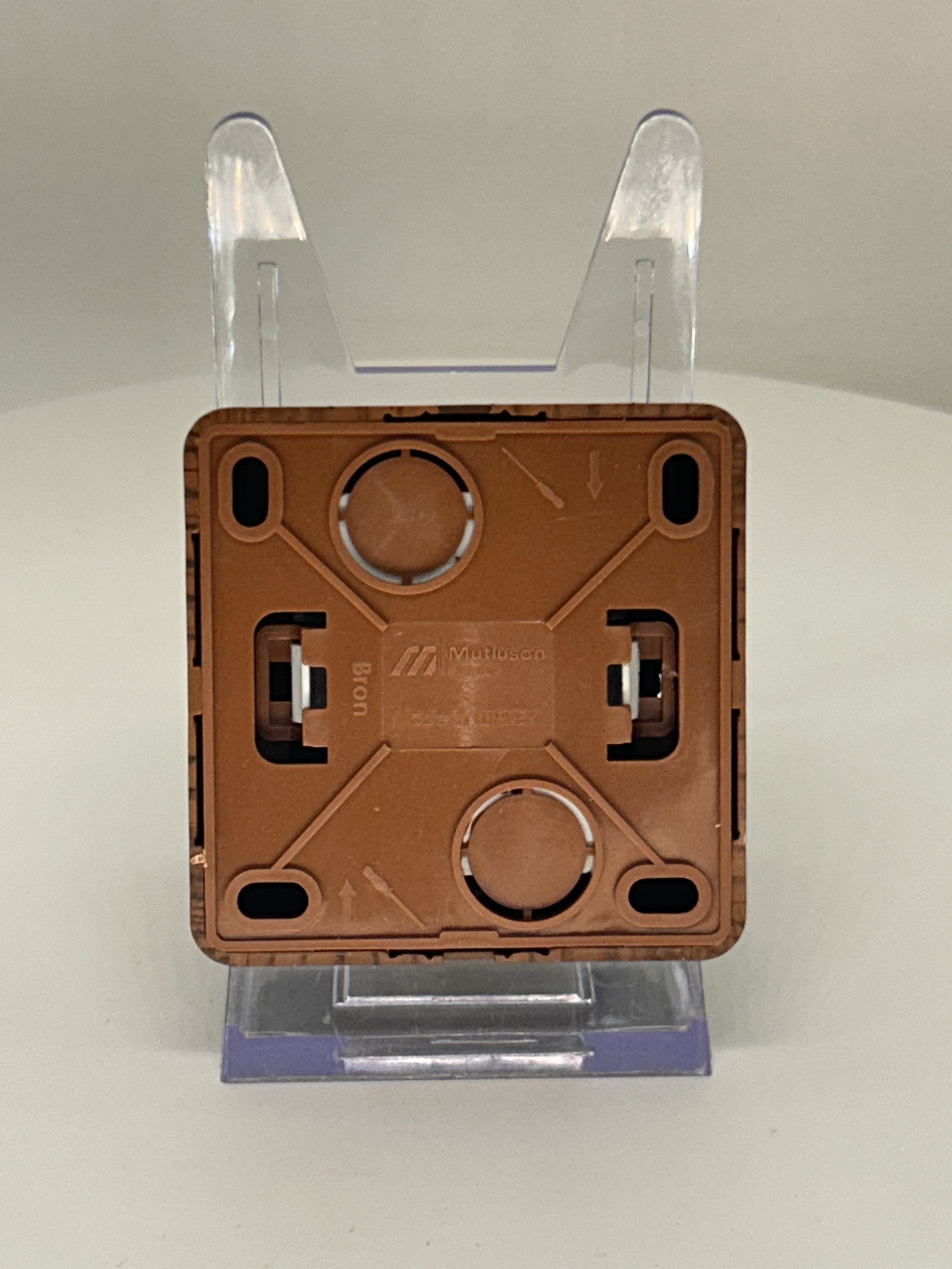 Schalter mit Kontrollleuchte/ Kontrollschalter Walnuss Holzoptik, IP20 -BRON Serie Schalter mit Kontrollleuchte/ Kontrollschalter Walnuss Holzoptik, IP20 -BRON Serie