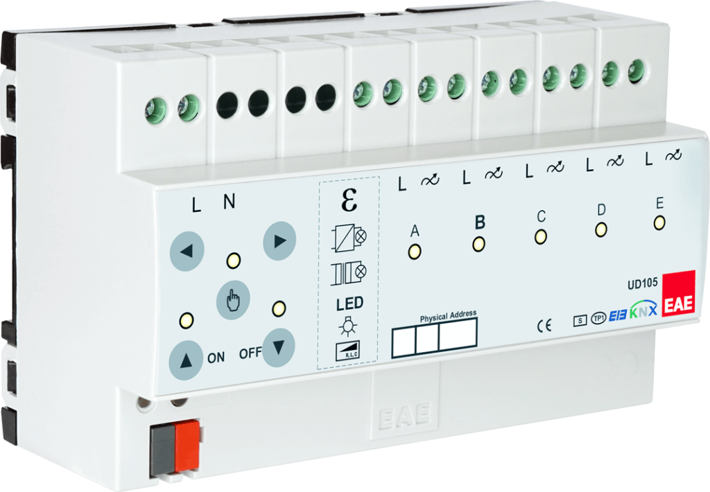 KNX Dimmer 5Kanal 230V