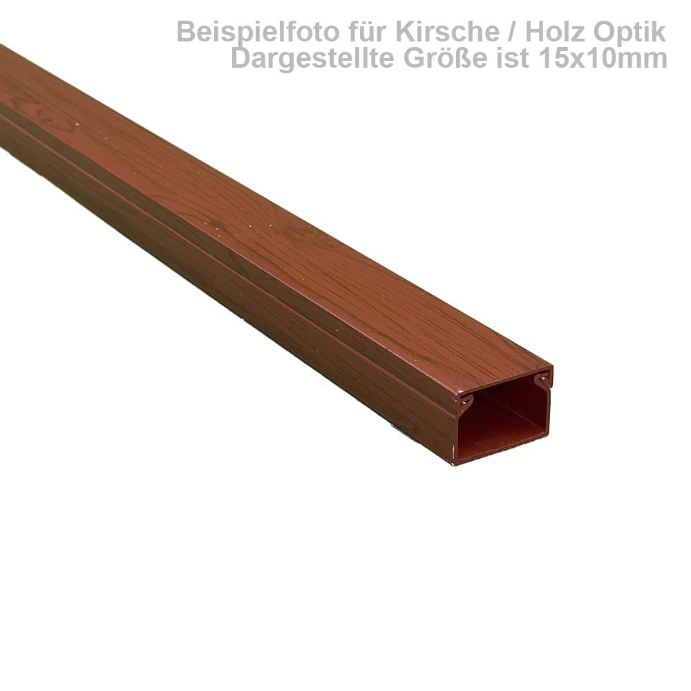 Kabelkanal Selbstklebend Kirsche Holzoptik – 1 Meter, 12x12 mm Kabelkanal Selbstklebend Kirsche Holzoptik – 1 Meter, 12x12 mm