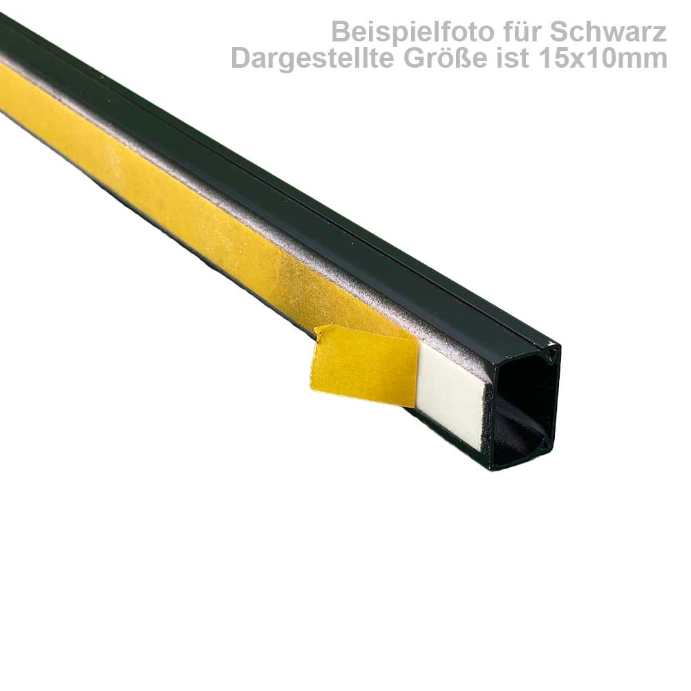Kabelkanal Schwarz matt 40x40 mm Selbstklebend (1m Stück) Kabelkanal Schwarz matt 40x40 mm Selbstklebend (1m Stück)