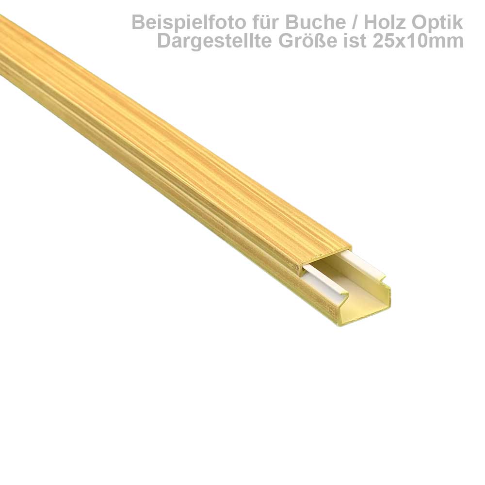 Kabelkanal Buche 100x40 mm Schrauben/Bohren (1m Stück) Kabelkanal Buche 100x40 mm Schrauben/Bohren (1m Stück)