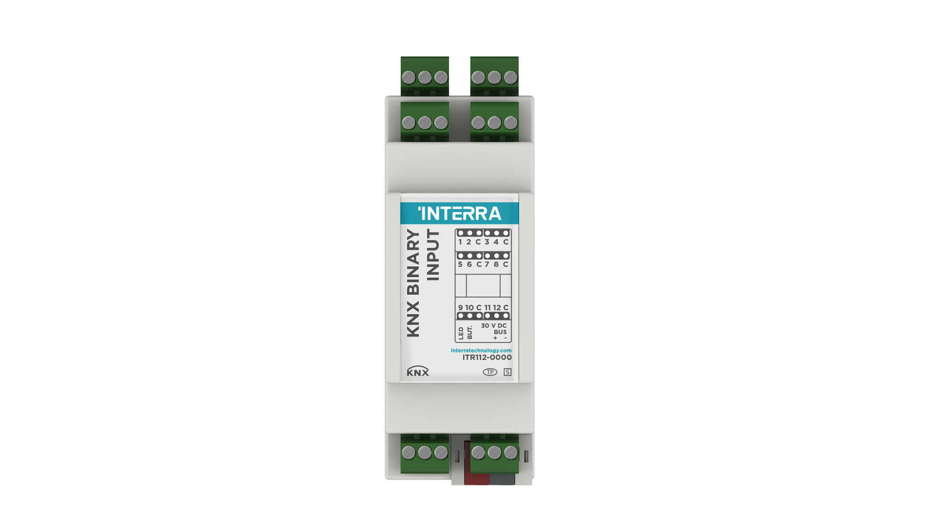 12 fach KNX Binäreingang - 2x Analog + 10x Digital (Verteilung)