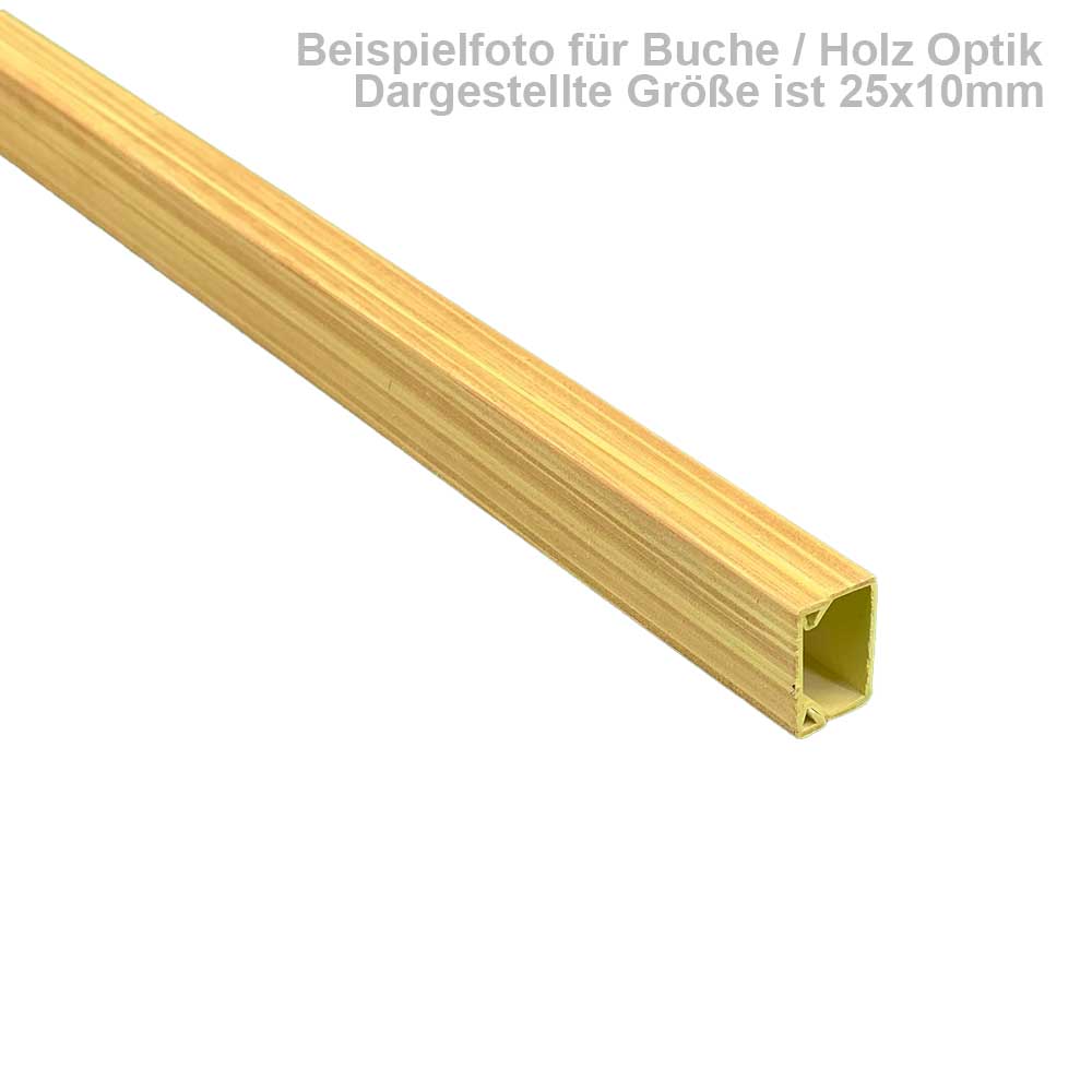Kabelkanal Buche 100x40 mm Schrauben/Bohren (1m Stück) Kabelkanal Buche 100x40 mm Schrauben/Bohren (1m Stück)