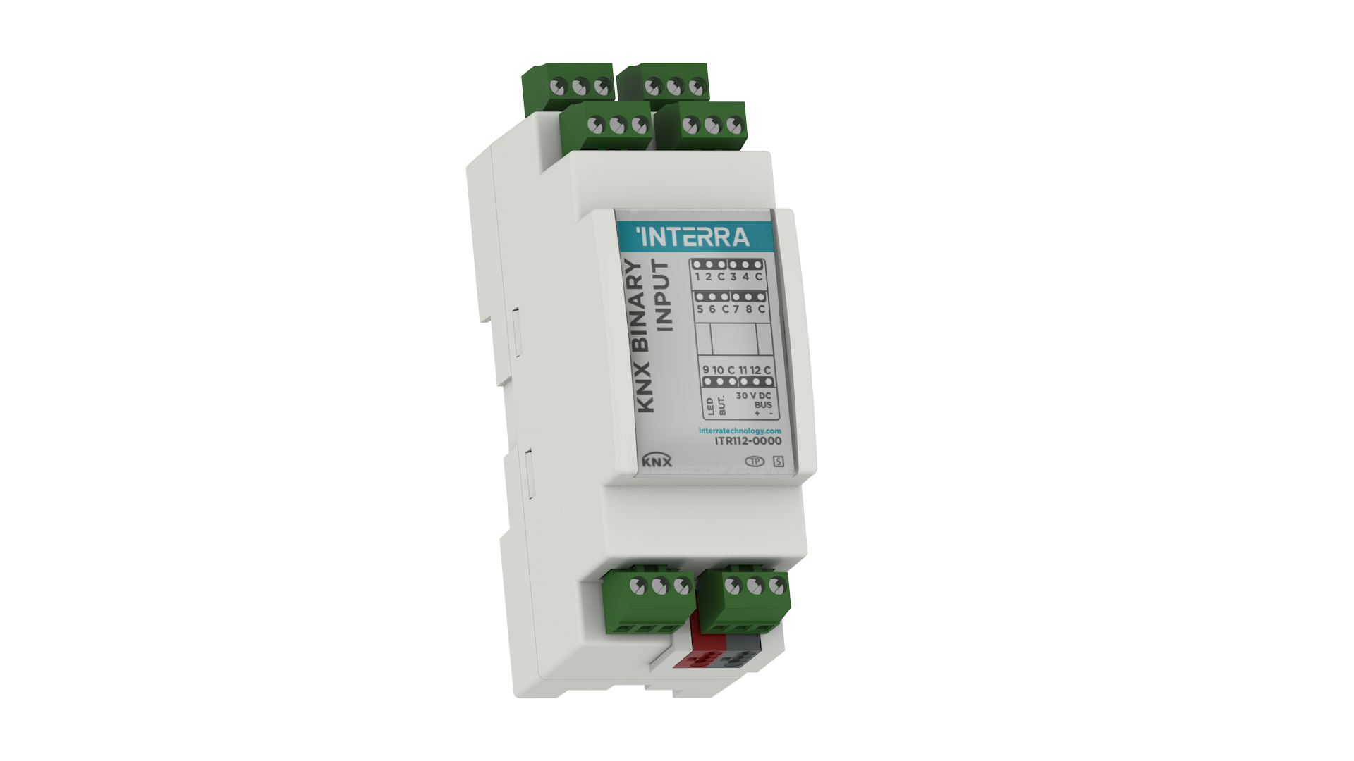 12 fach KNX Binäreingang - 2x Analog + 10x Digital (Verteilung)