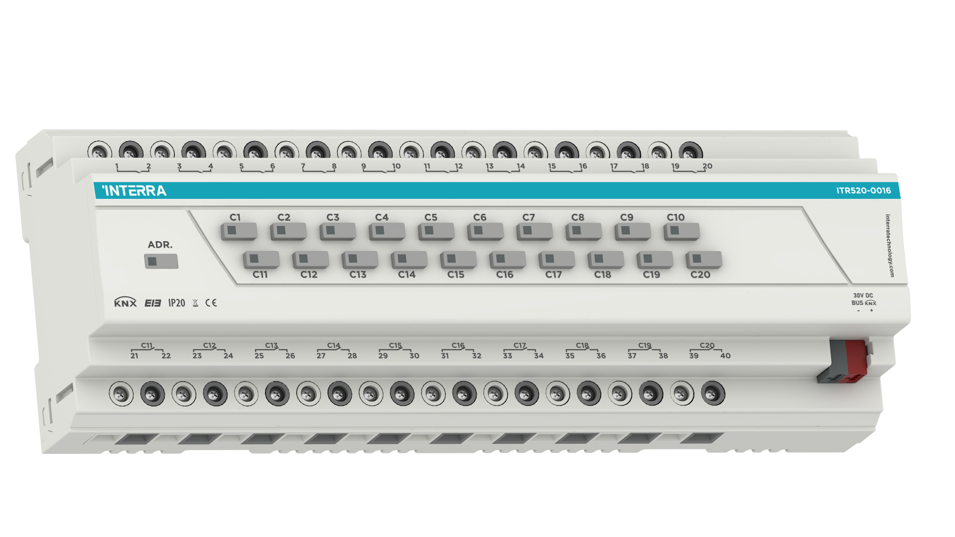 20-fach KNX Aktor  / Kombiaktor