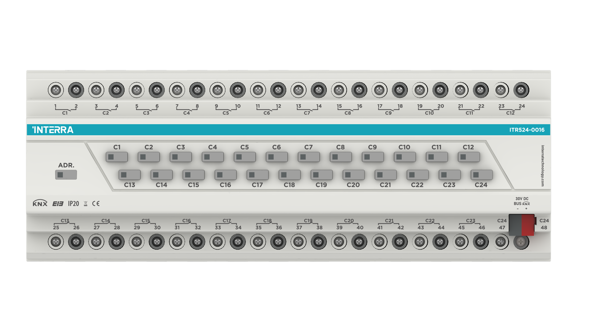 24 fach KNX Aktor / Kombiaktor