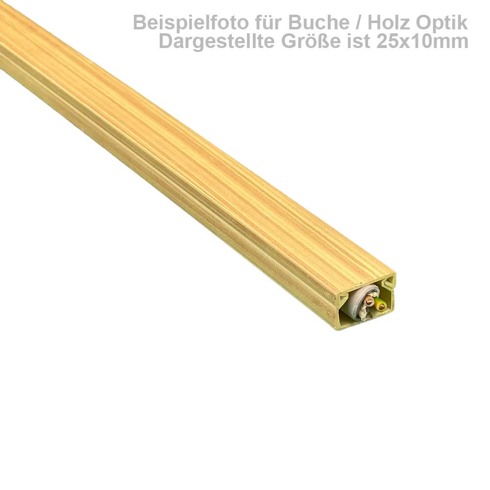 Kabelkanal Buche 12x12 mm Schrauben/Bohren (1m Stück) Kabelkanal Buche 12x12 mm Schrauben/Bohren (1m Stück)