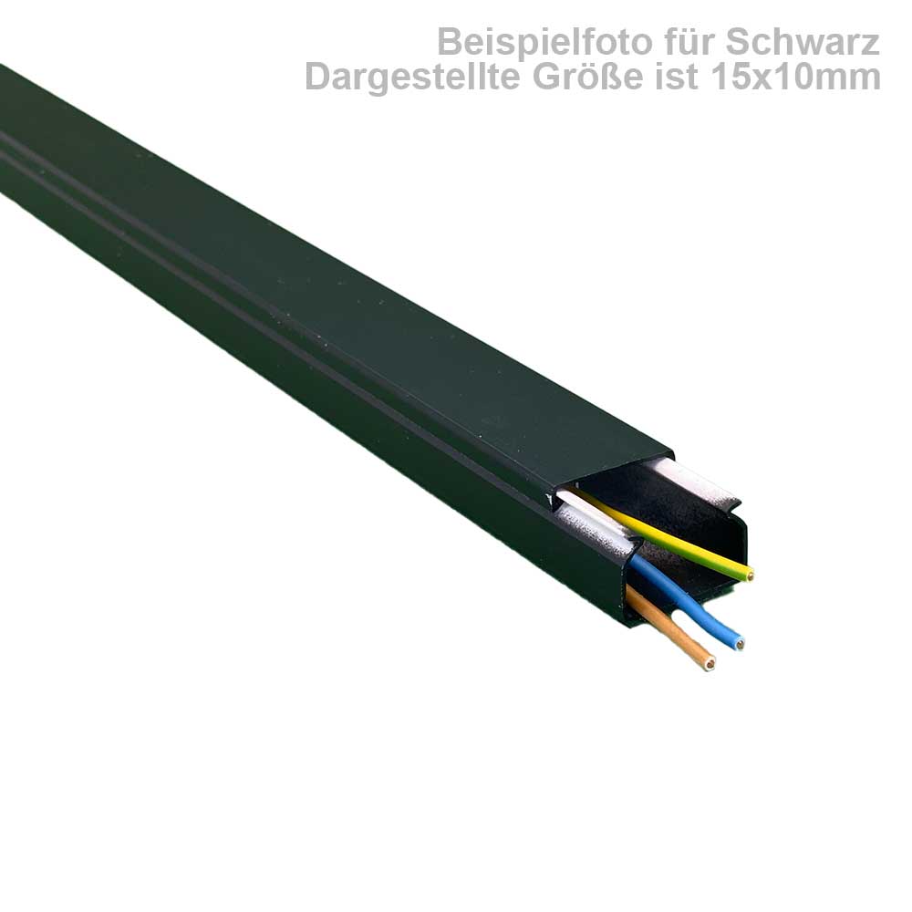 Kabelkanal Schwarz matt 40x40 mm Selbstklebend (1m Stück) Kabelkanal Schwarz matt 40x40 mm Selbstklebend (1m Stück)