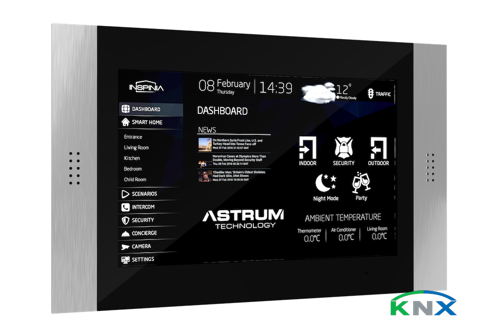 10" Touchpanel mit KNX Schnittstelle und kostenloser Smart Home APP