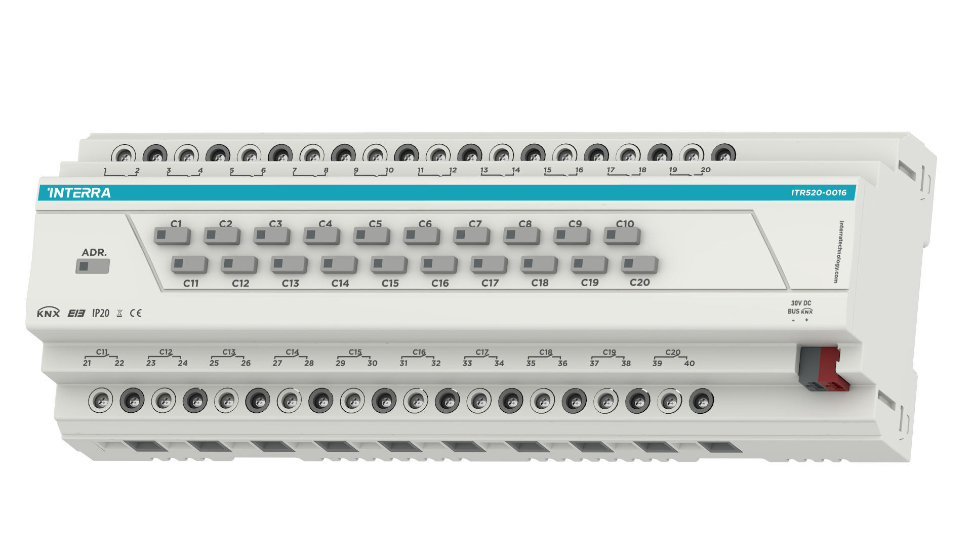 20-fach KNX Aktor  / Kombiaktor