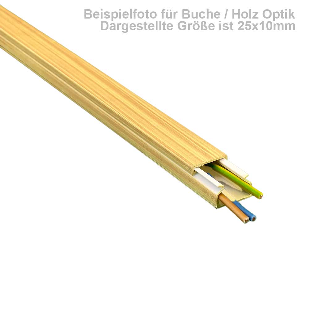Kabelkanal Buche 100x40 mm Schrauben/Bohren (1m Stück) Kabelkanal Buche 100x40 mm Schrauben/Bohren (1m Stück)