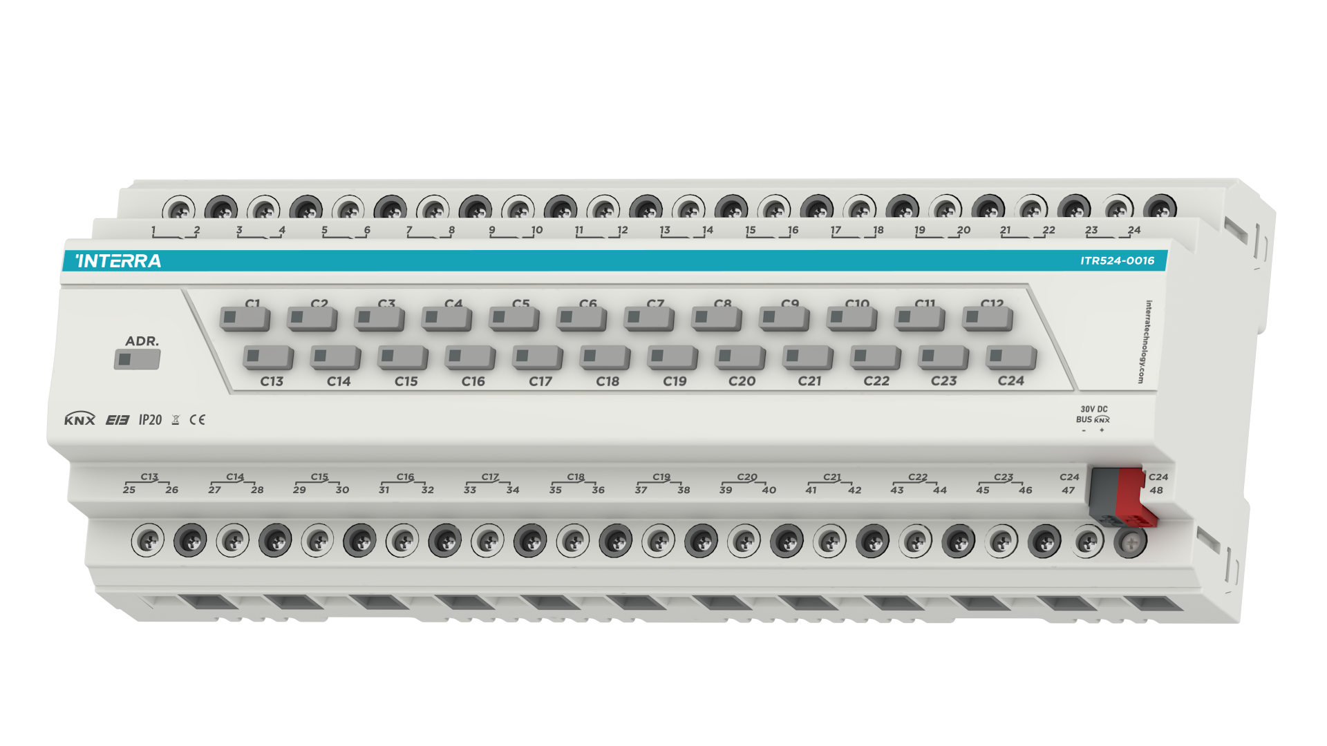 24 fach KNX Aktor / Kombiaktor