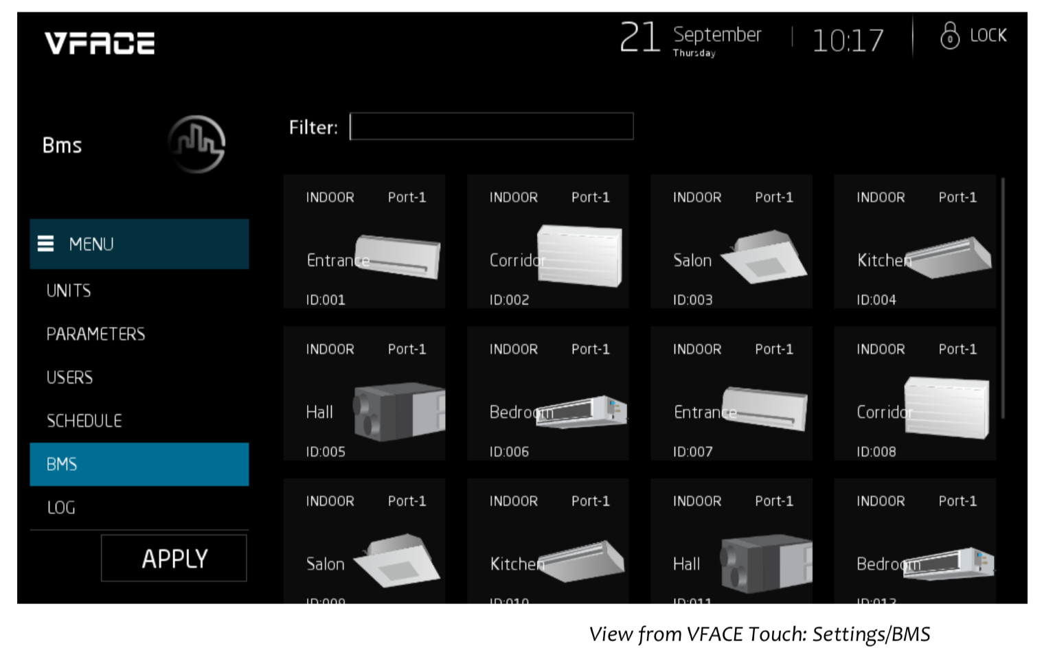 VFace Touch Screenshot