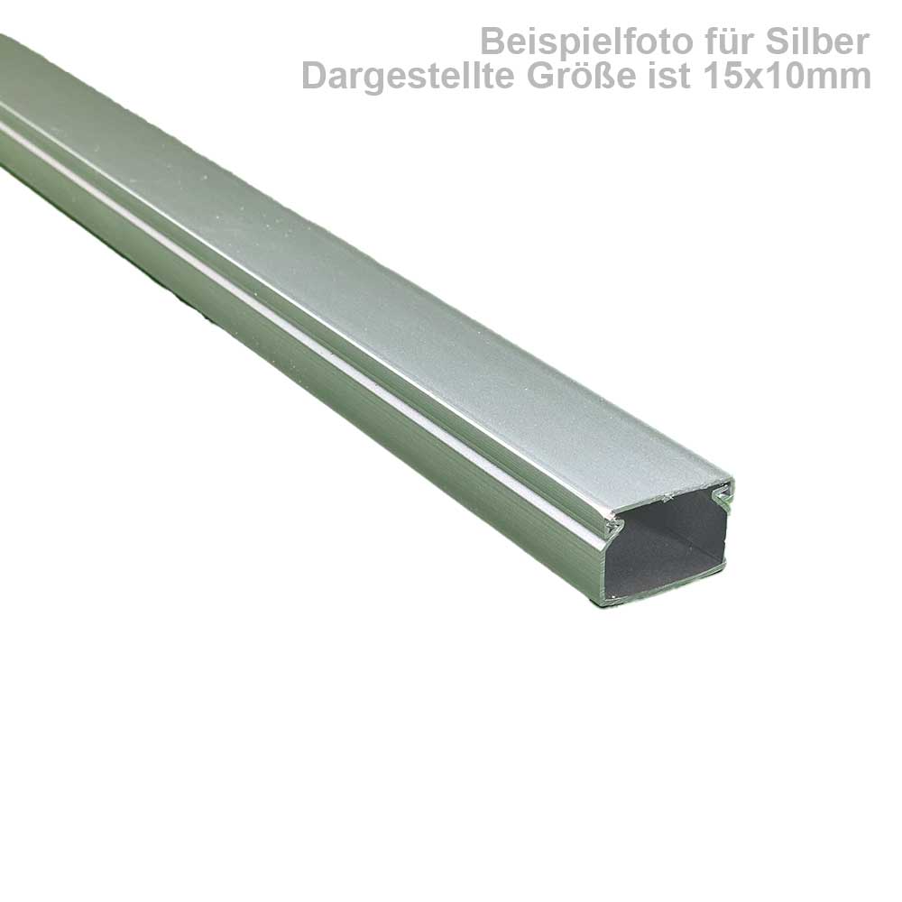 Kabelkanal 40x25 mm Silber Selbstklebend -1m Stück Kabelkanal 40x25 mm Silber Selbstklebend -1m Stück