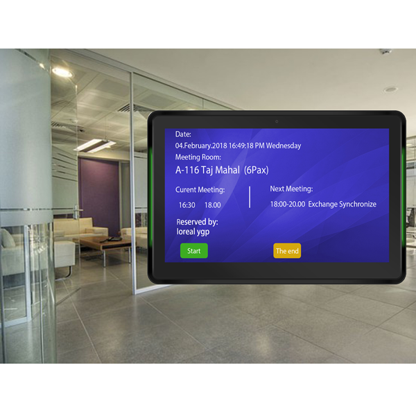 15.6" Meeting Room Display / Touchpanel für Raumbuchungssystem für Seminarraum, Schulungsraum